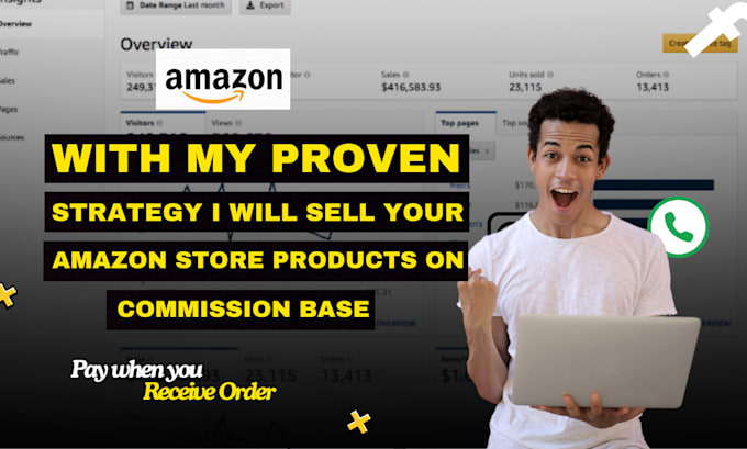 Gig Preview - Sell your amazon store products on commission base pay when you get sales