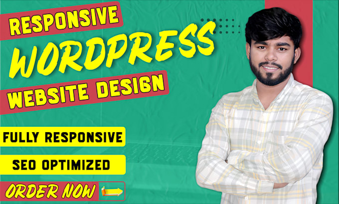 Gig Preview - Create a responsive wordpress business website design