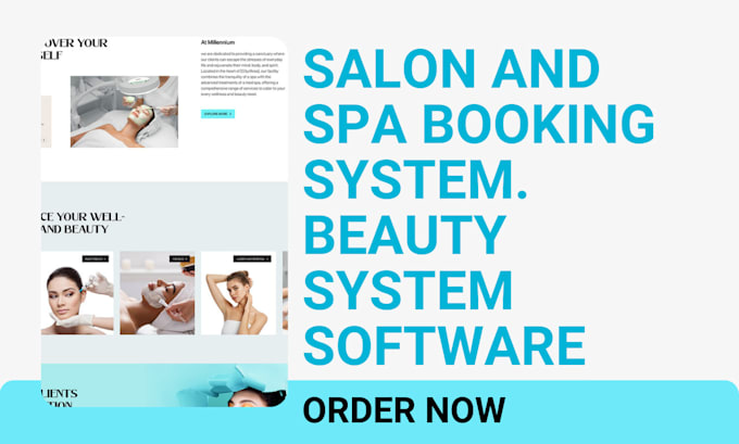 Gig Preview - Build salon and spa booking system, beauty and hair system app, software