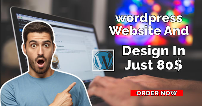 Gig Preview - Develop responsive wordpress website with web design