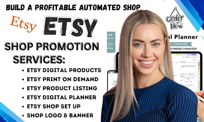 Gig Preview - Promote etsy shop, etsy product listing, etsy SEO to boost sales