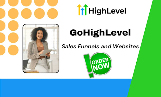 Gig Preview - Gohighlevel expert for go high level website and sales funnel