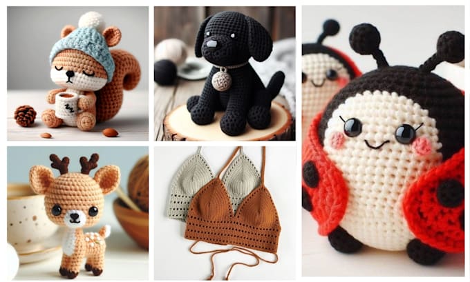 Bestseller - write detailed amigurumi crochet patterns with picture tutorials and video, etsy