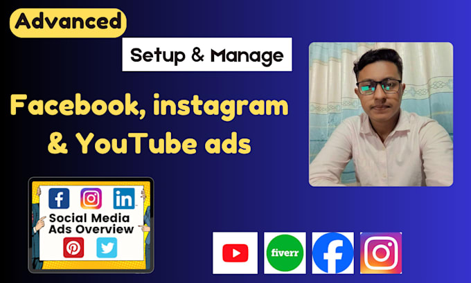 Gig Preview - Set up and manage your facebook, instagram and youtube ads