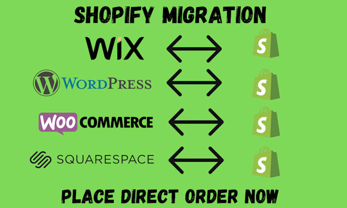 Gig Preview - Migrate wordpress to shopify, shopify to wordpress, woocommerce to shopify