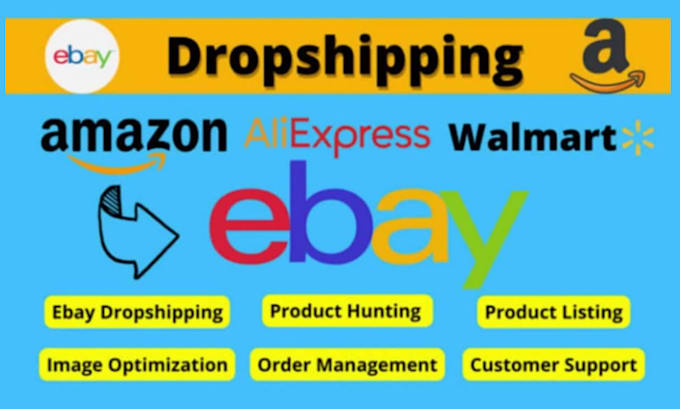 Gig Preview - Do amazon to ebay dropshipping top listings