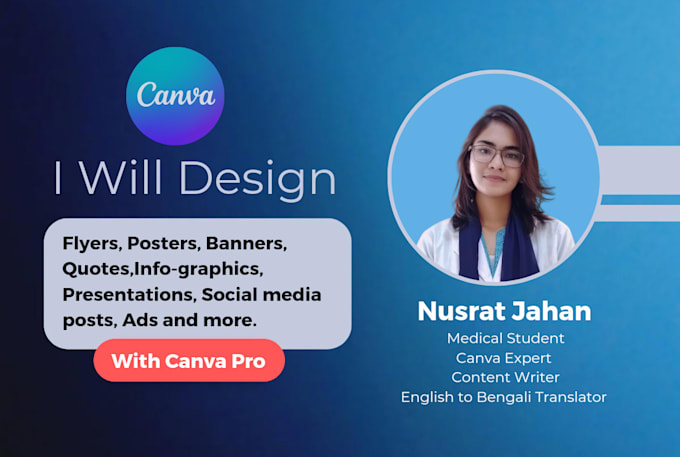 Bestseller - create any design and template by using canva