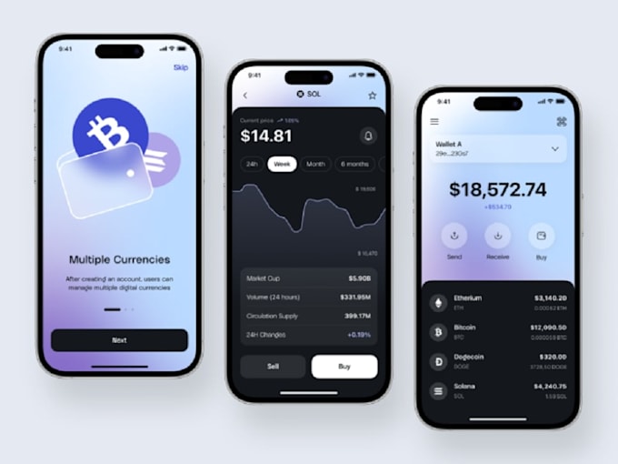 Gig Preview - Build crypto exchange website, crypto wallet app, wallet app, crypto wallet app