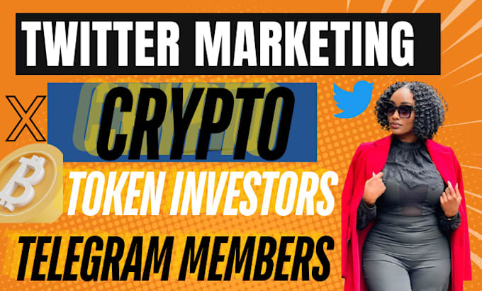 Gig Preview - Do twitter marketing, crypto promotion, run telegram ads to boost token sales