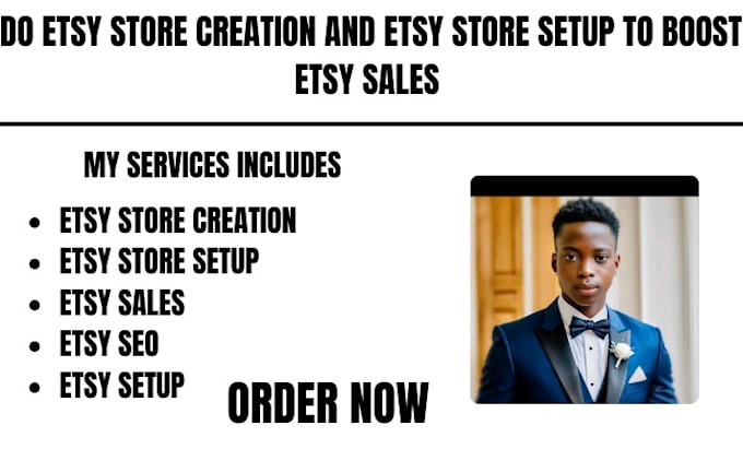 Gig Preview - Do etsy store creation, etsy shop setup and etsy product to boost etsy sales