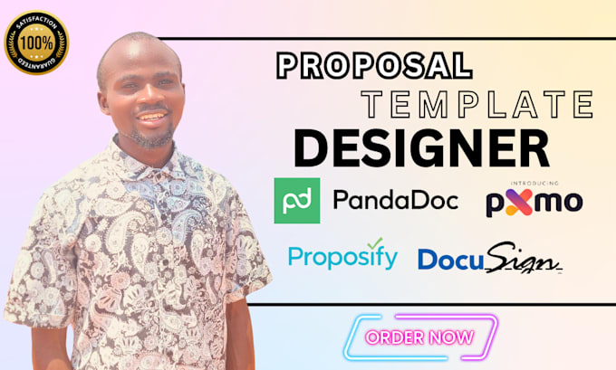 Gig Preview - Design better proposal template with pandadoc, proposify, docusign and jotform