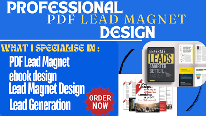 Bestseller - design PDF lead magnets, ebooks, and lead generation to engage your audience