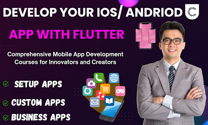 Gig Preview - Do mobile app development, android, ios app developer, flutter app development