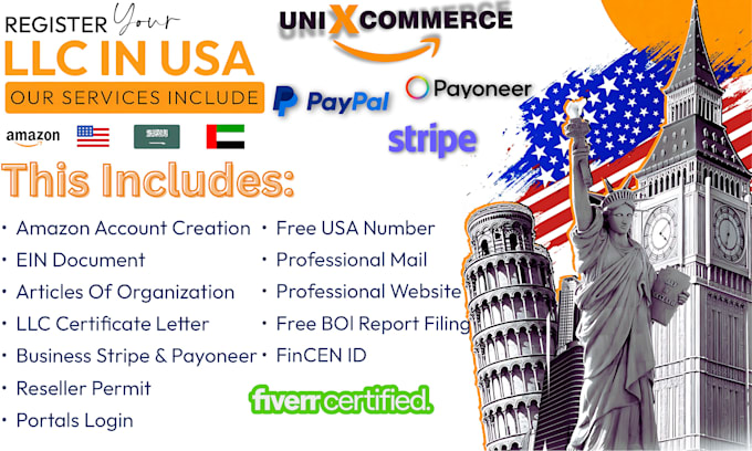 Bestseller - register your llc in the USA with ein number boi report and fincen id