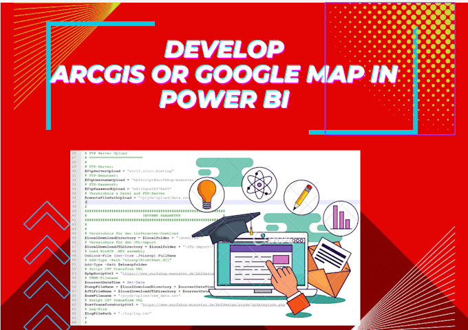 Gig Preview - Create arcgis or google maps in power bi