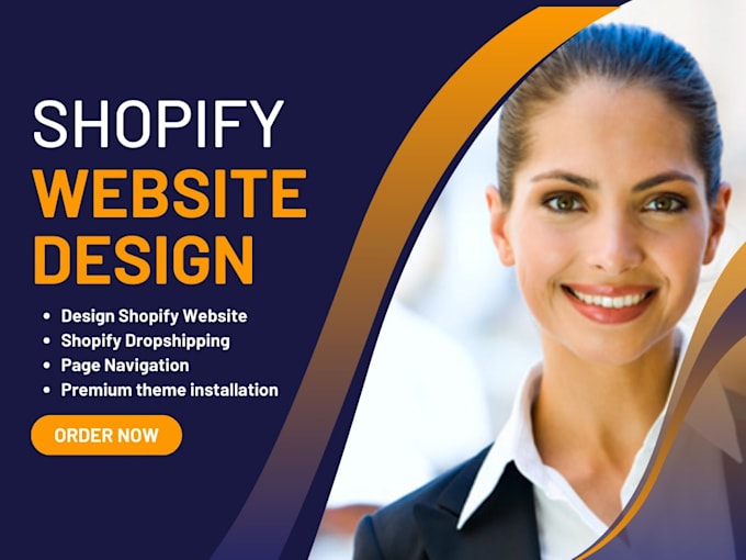 Gig Preview - Design shopify dropshipping store,shopify store redesign,shopify website