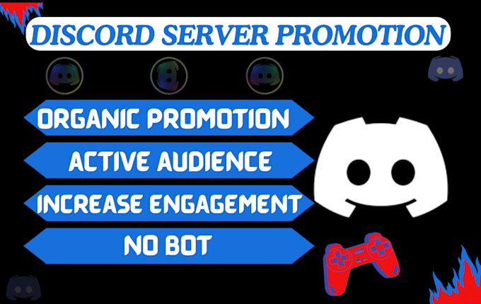 Gig Preview - Grow increase and promote your discord server to gain more members discord promo