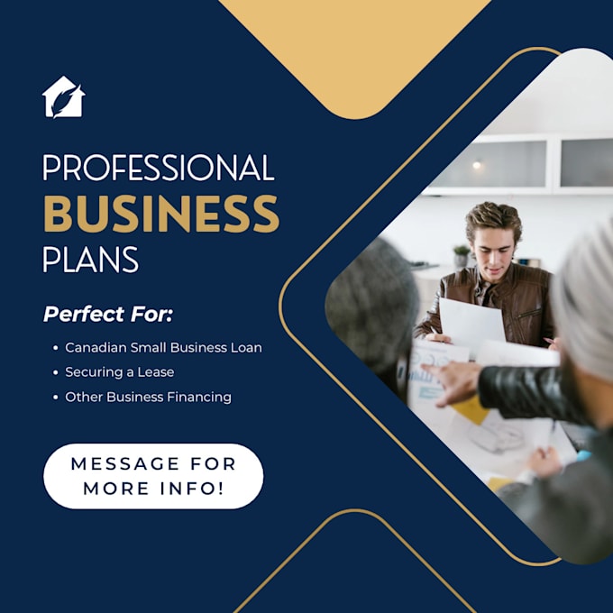 Gig Preview - Make professional business plans for small business loans and lease approval