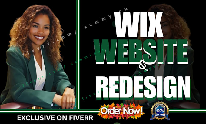 Gig Preview - Create wix website design, wix redesign, wix SEO, studio with ecommerce