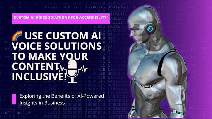 Gig Preview - Create ai voice over to your product and make it humanize like human voice