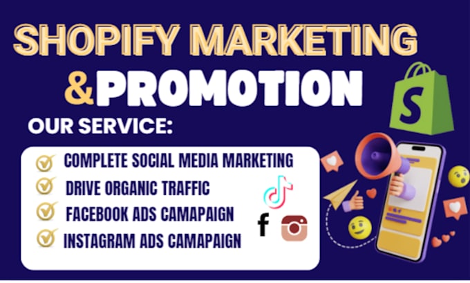 Gig Preview - Set up facebook shop tiktok shop and ig shop ads campaign to boost shopify sale