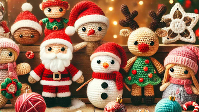 Gig Preview - Write christmas crochet pattern amigurumi crochet pattern crochet pattern,sketch