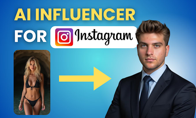 Gig Preview - Develop a custom ai influencer for instagram or your products