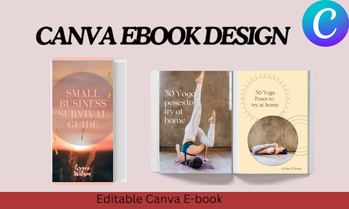 Gig Preview - Design canva ebook lead magnet ebook canva workbook design