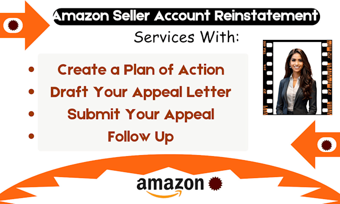 Gig Preview - Reactivate suspended amazon account amazon reinstatement appeal letter section 3