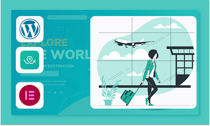 Bestseller - create responsive and user friendly travel website