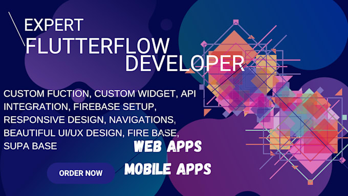 Gig Preview - Use flutterflow to develop hybrid app for android and IOS