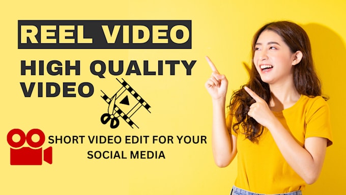 Gig Preview - Be your short video editor for your social platform