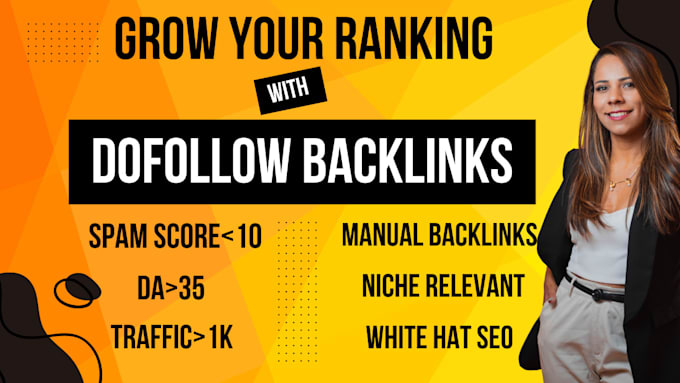 Gig Preview - Make high quality da dofollow links and seo backlinks for google top ranking