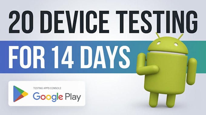 Bestseller - 20 testers for closed app testing android console,  google play testing