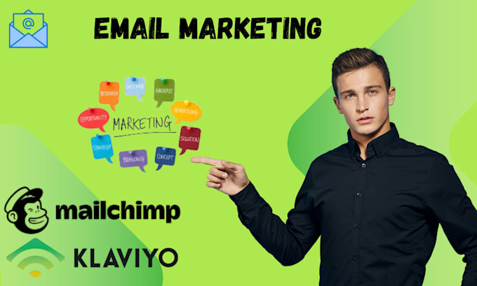 Gig Preview - Do email marketing campaign klaviyo flows email template mailchimp klaviyo email