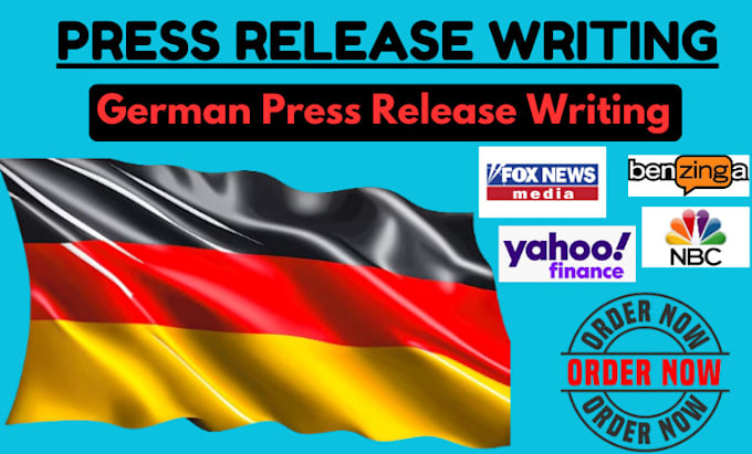 Gig Preview - Write and distribute a professional german press release to news sites