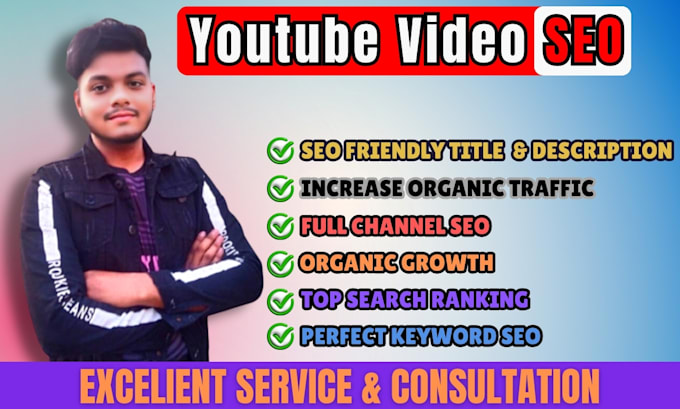 Gig Preview - Create youtube channel optimize and video SEO for success