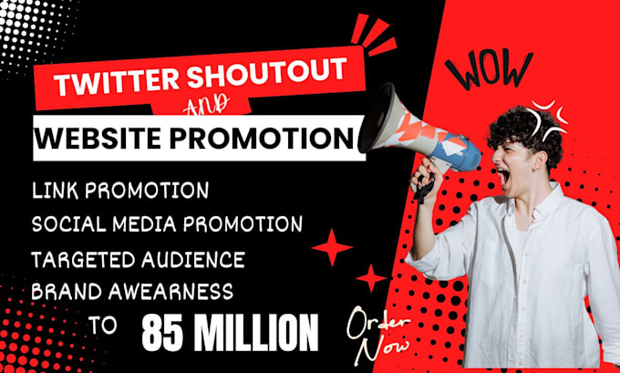 Gig Preview - Promote shoutout website link to 85m twitter ig yt tiktok