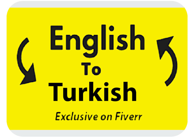 Gig Preview - Translate turkish to english and vice versa