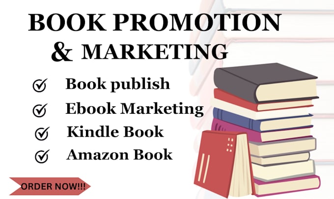 Gig Preview - Promote your book or ebook on website and marketing