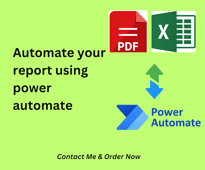 Gig Preview - Automate your task using microsoft power automate