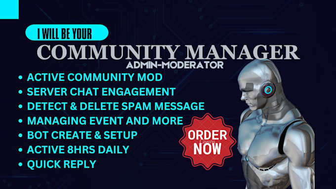 Gig Preview - Telegram community manager or admin with 20 chatters in crypto project