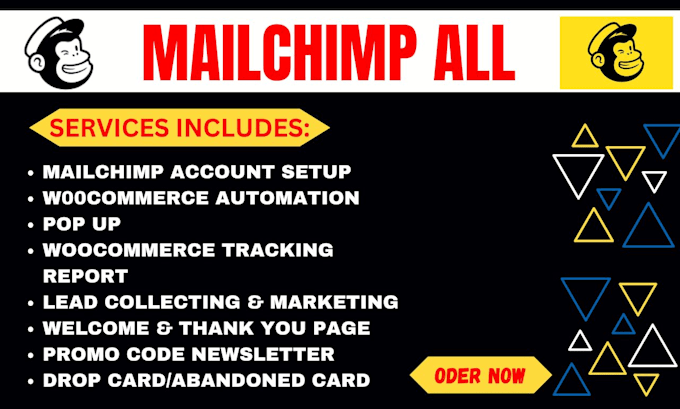 Gig Preview - Design professional mailchimp template and setup automation