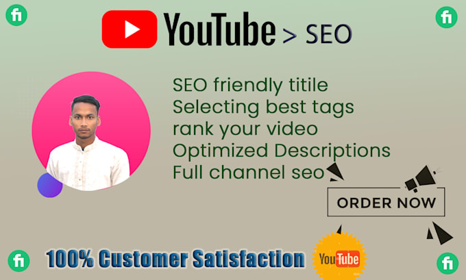 Gig Preview - Do youtube video SEO expert optimization and channel growth