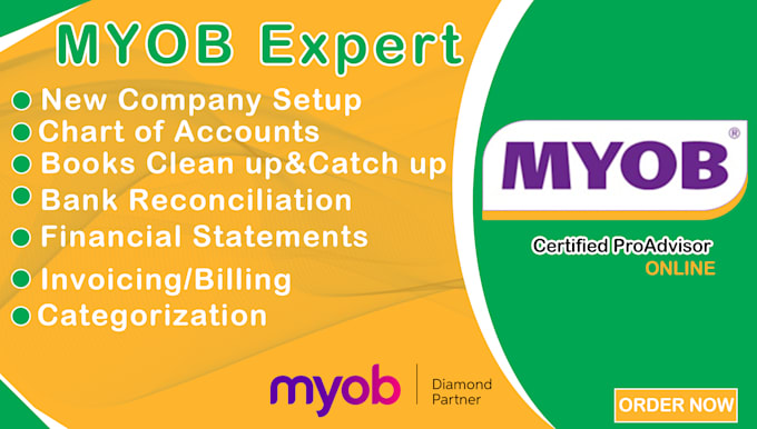 Gig Preview - Do accounting and bookkeeping in myob software