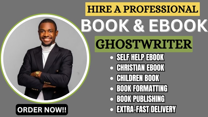 Gig Preview - Be your self help ebook ghostwriter christian ebook romance writer non fiction