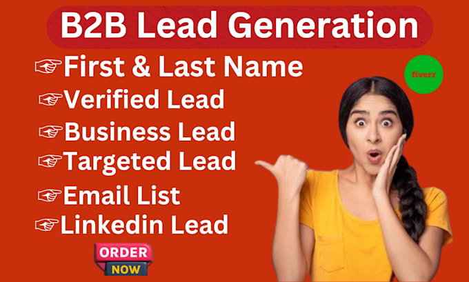 Gig Preview - Targeted b2b lead generation,business leads, prospect email list any industry