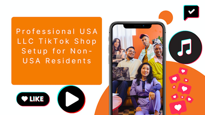 Gig Preview - Create USA tiktok shop llc tiktok tiktok marketing tiktok ads