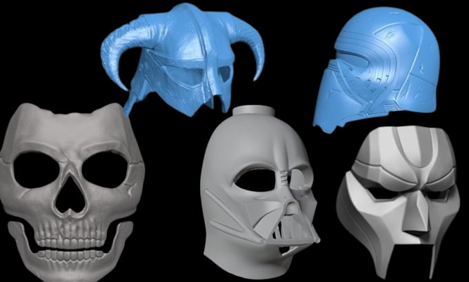 Gig Preview - 3d halo helmet gaming mask mandalorian helmet star wars cosplay for 3d printing