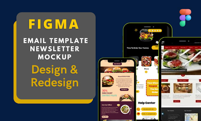 Gig Preview - Design email template newsletter mockup design and redesign website